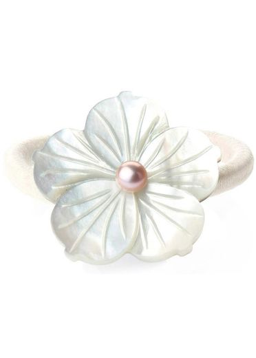 Pearl Flower Hair Pony