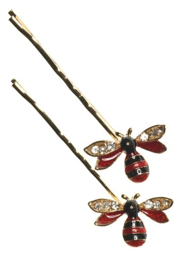 Ruby Bee Hair Slides