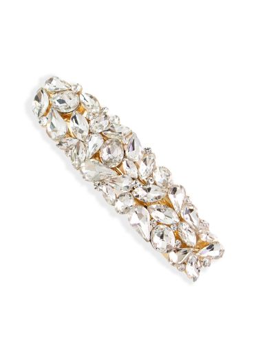 Exquisite Gold & Crystal Barrette 