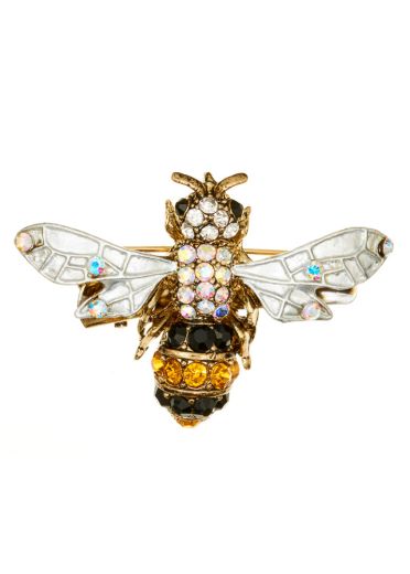 Buzzy Bee Hairclip & Brooch