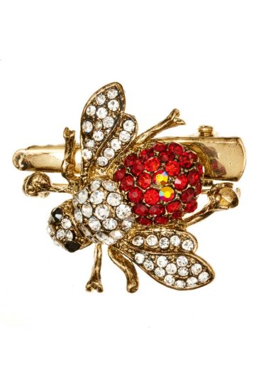 Royal Bee Hairclip & Brooch