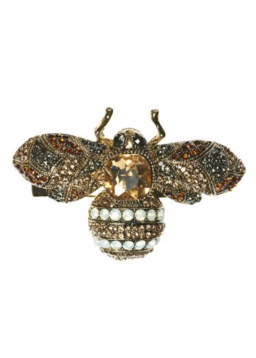 Gold Opal Bug Brooch