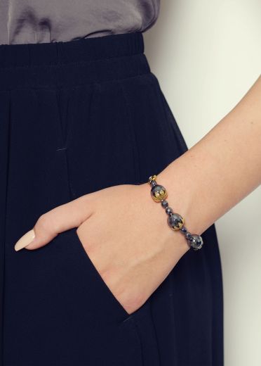 hematite vintage bracelet