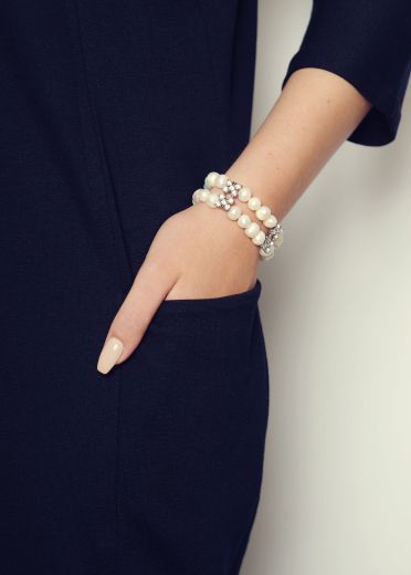 Elizabeth Pearl and Crystal Cuff