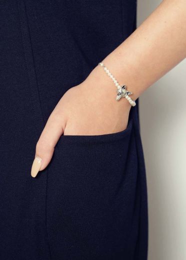 Freshwater Pearl Fox Chain Bracelet