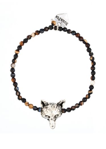 Cafe Noir Fox Agate Bracelet