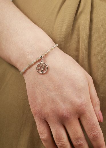 Labradorite Tree of Life Bracelet
