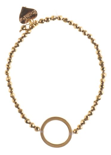 Pyrite Empowerment Circle Bracelet