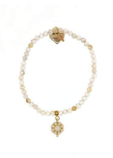 Gold Quartz Gemstone Belle Bracelet