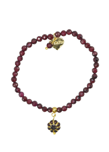 Garnet Gemstone Belle Bracelet 