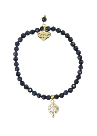Navy Starstone Gemstone Belle Bracelet 
