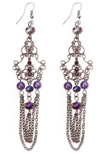Vintage Amethyst Earrings