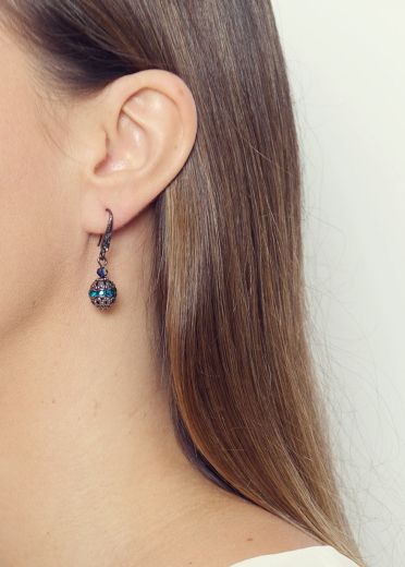 Rainbow Sphere Earrings