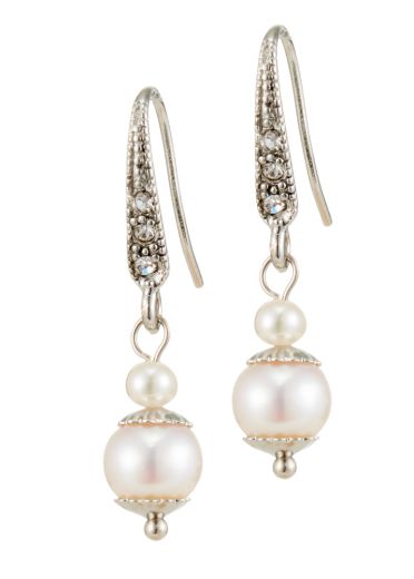 Ivory Freshwater Pearl Earrings