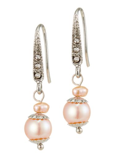 Pink Freshwater Pearl Earrings