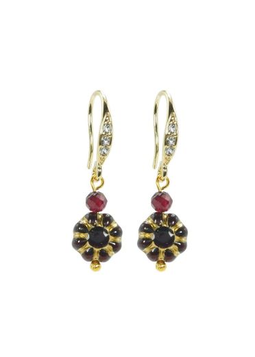 Garnet Gemstone Belle Earrings