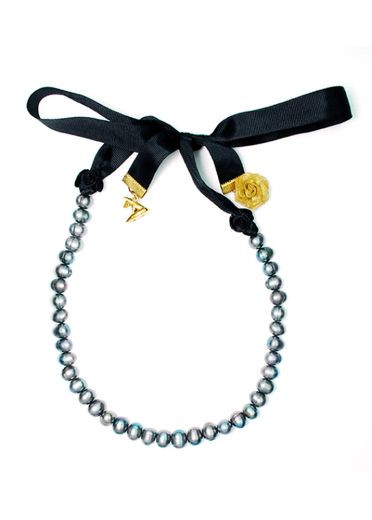 Black Pearl Necklace