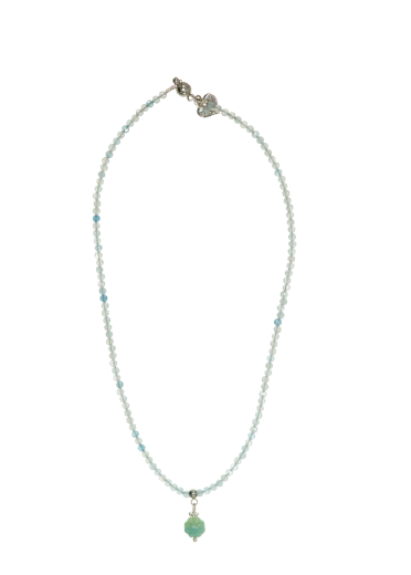 Aquamarine Gemstone Belle Necklace