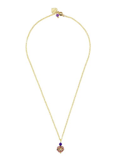 Amethyst Gemstone Belle Chain Necklace