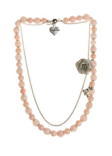 Peach Agate Necklace