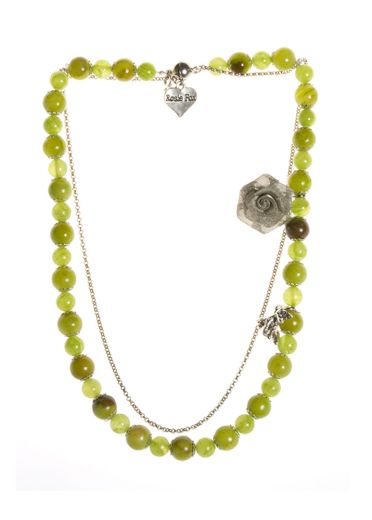 Olive Agate Necklace
