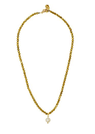 Pyrite Gemstone Belle Necklace