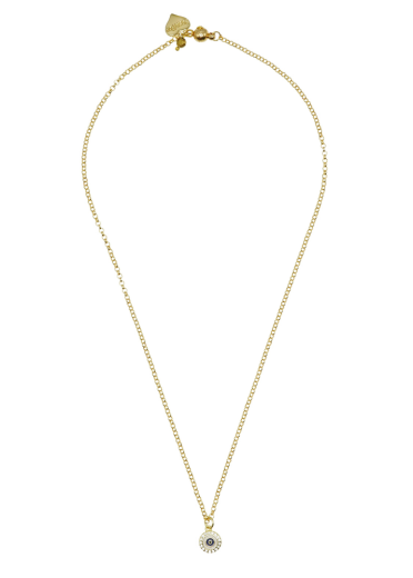 Pyrite Gemstone Protective Eye Chain Necklace