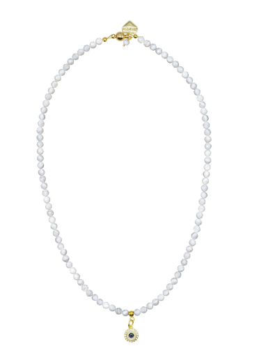 Mother of Pearl Protective Eye Necklace