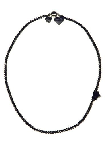 Jet Star Short Necklace