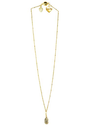 Misty Crystal Drop Necklace