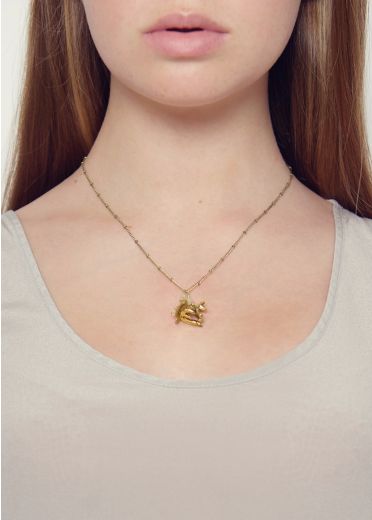 Ivory Fox Chain Necklace