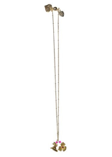 Fuchsia Fox Necklace