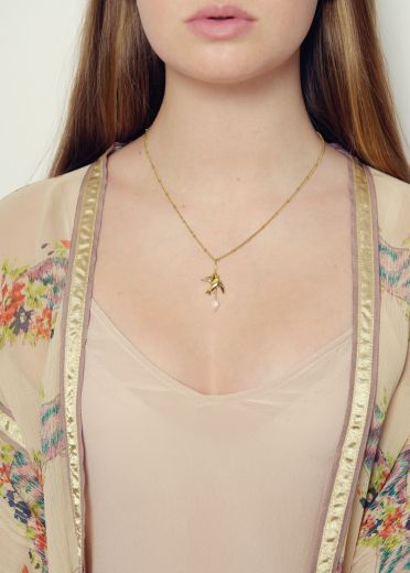 Crystal Dove Necklace