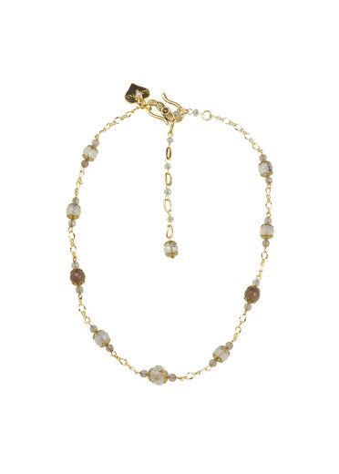 Dove Crystal Agate Chain Necklace