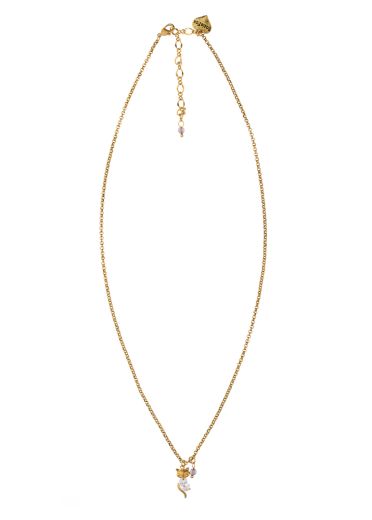 Dove Crystal Fox Necklace