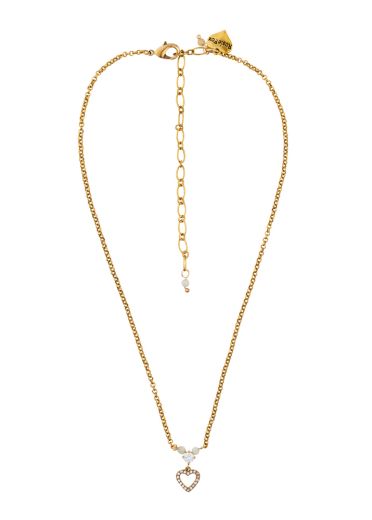 Amazonite Crystal Heart Chain Necklace