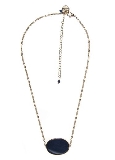 Royal Navy Agate Necklace				