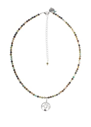 African Pine Tree of Life Necklace