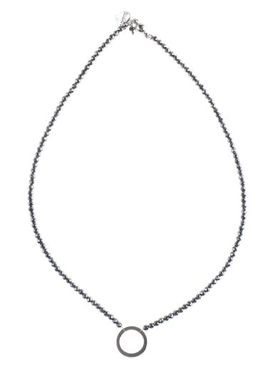 Pewter Empowerment Circle Necklace