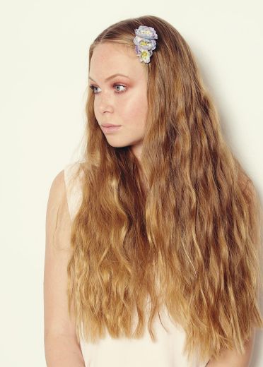 Lilac Triple Blossom Hairclip And Corsage