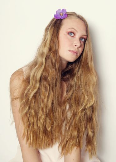 Purple Poppy Hairclip & Brooch