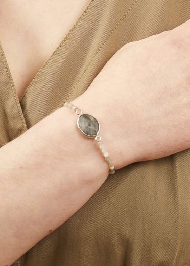 Labradorite Gemstone Bracelet
