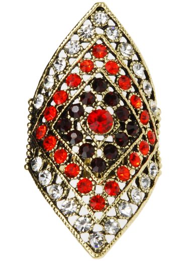 Aztec Berry Stretch Ring