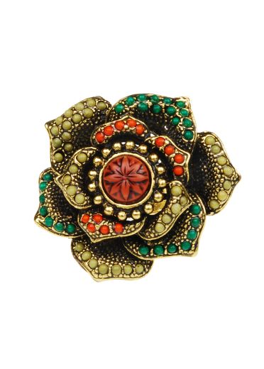 Aztec Rose Stretch Ring