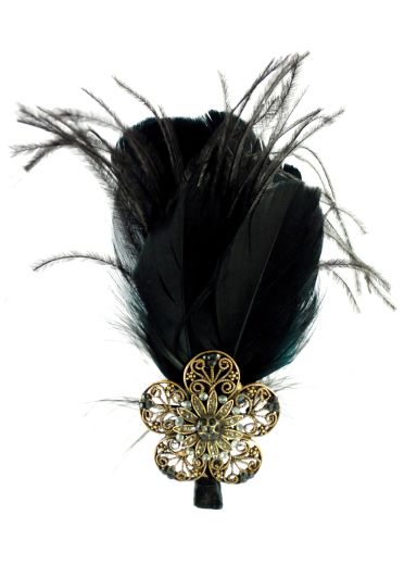 Black Feather Cameo