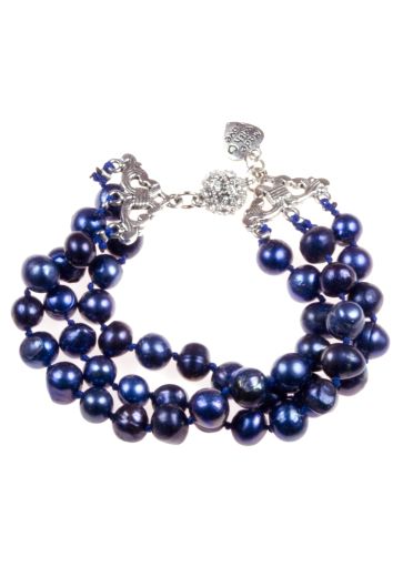 Blue Pearl Bracelet