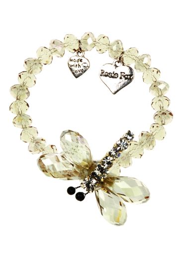 Champagne Dragonfly Bracelet