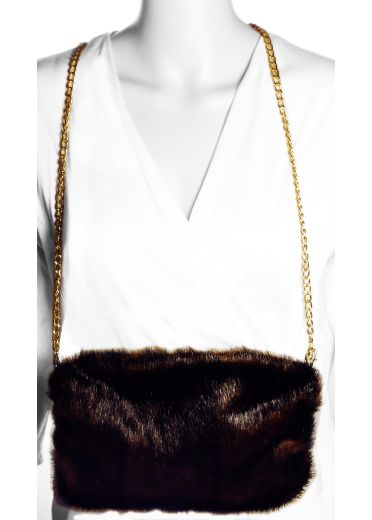 Chestnut Mink Bag & Muff