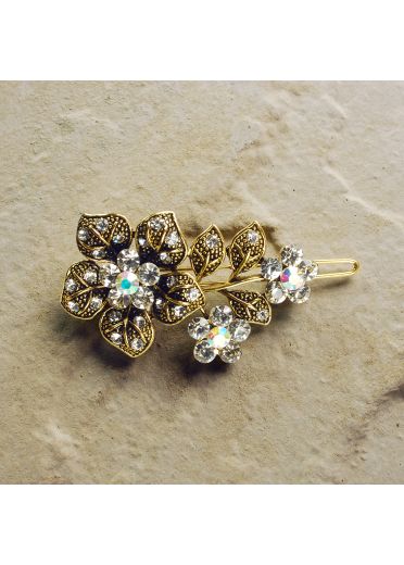 Crystal Roses Hairclip