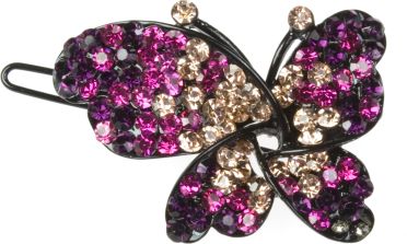 Fuchsia Butterfly Hair Clip